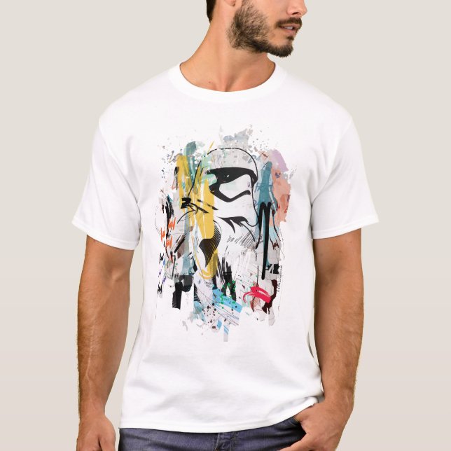 Stormtrooper Graffiti Collage T-Shirt (Front)