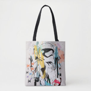 Stormtrooper Graffiti Collage Tote Bag
