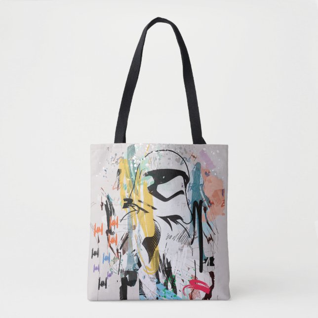 Stormtrooper Graffiti Collage Tote Bag (Front)