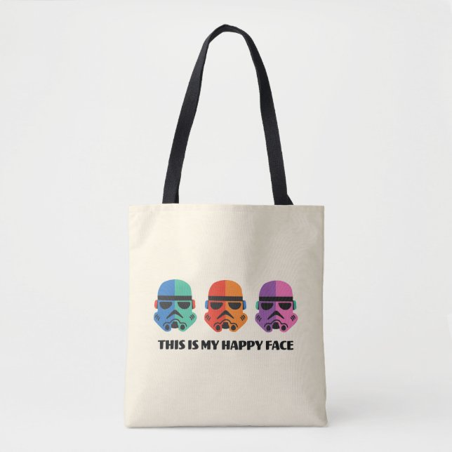 Stormtroopers | This Is My Happy Face Tote Bag (Front)