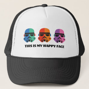 Stormtroopers   This Is My Happy Face Trucker Hat