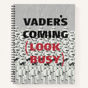 Stormtroopers - Vader's Coming (Look Busy) Notebook