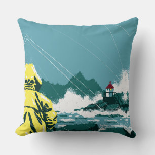Stormwatch: Island Majesty Throw Pillow
