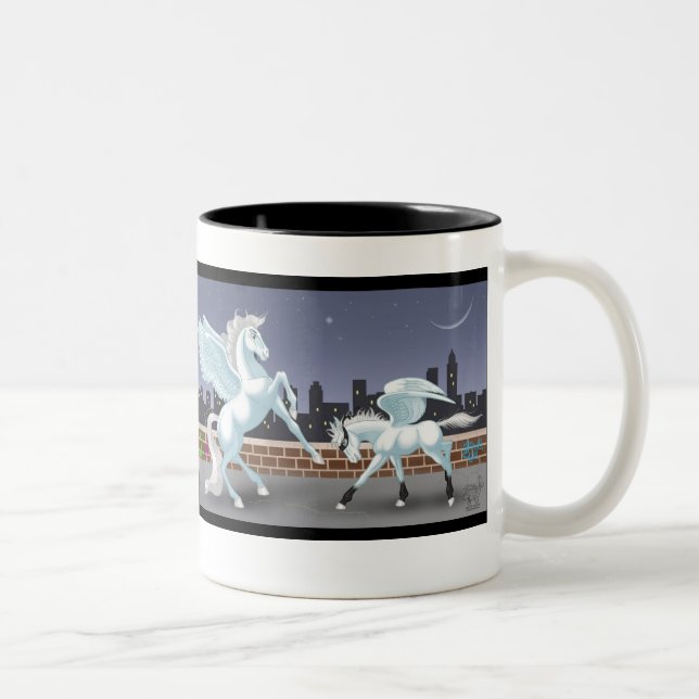 Stormwind & Thunderbolt Two-Tone Coffee Mug (Right)