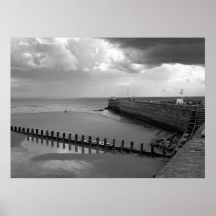 Stormy Bridlington Poster