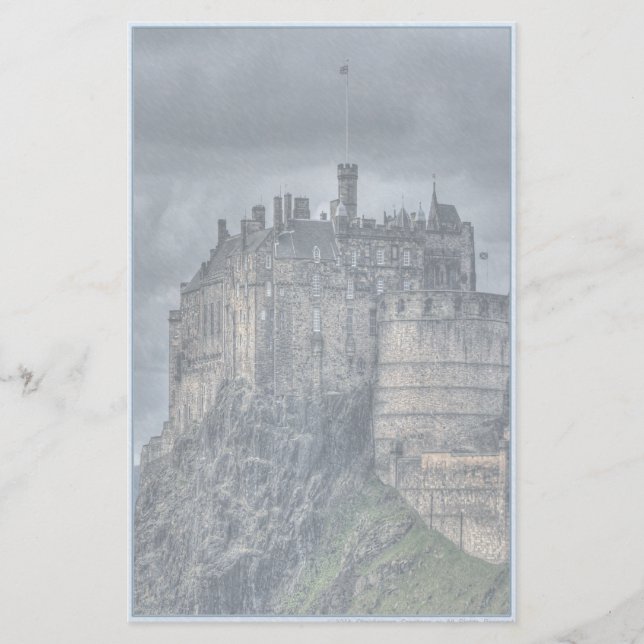 Stormy Castle Stationery (Front)