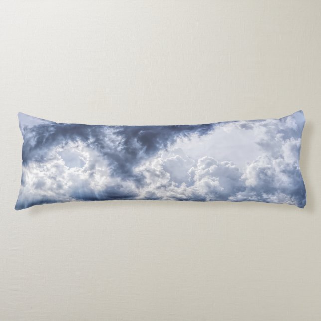 Stormy clouds body pillow (Front)