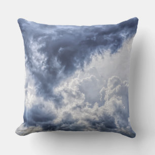 Stormy clouds pillow