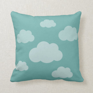 Stormy clouds throw pillow