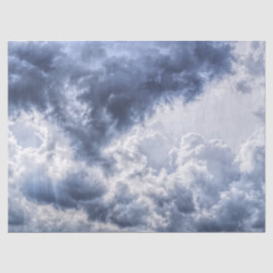 Stormy clouds tissue paper