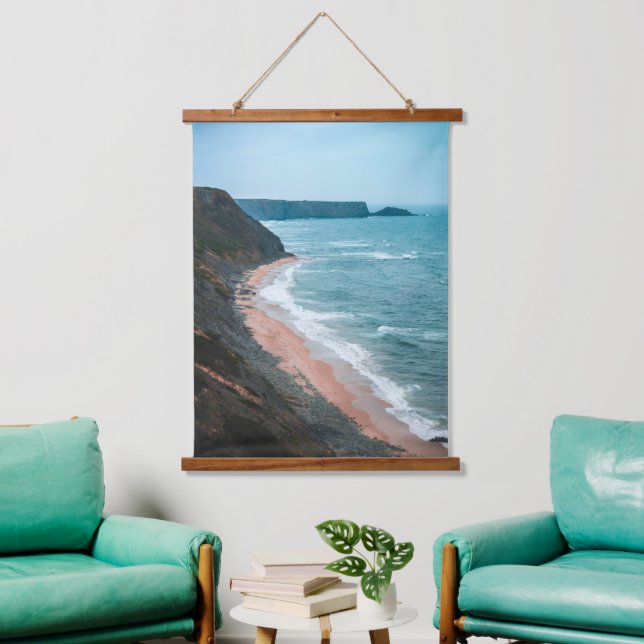 Stormy Coastline – Nature’s Raw Beauty Hanging Tapestry (Living Room)