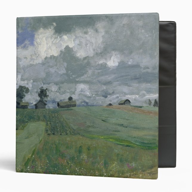 Stormy Day, 1897 Binder (Front/Inside)