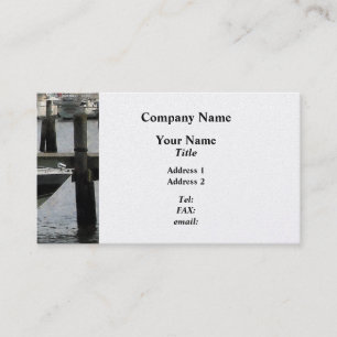 Stormy Day at the Harbour Essex CT - Platinum Business Card