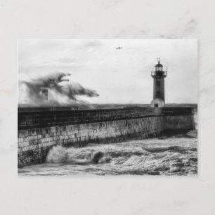 Stormy days... postcard