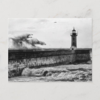 Stormy days... postcard