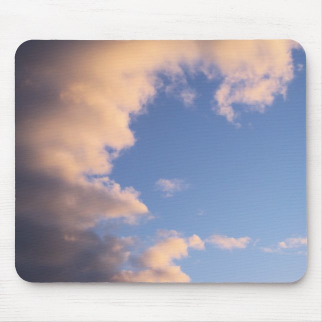 Stormy edges - clouds mouse pad (Front)