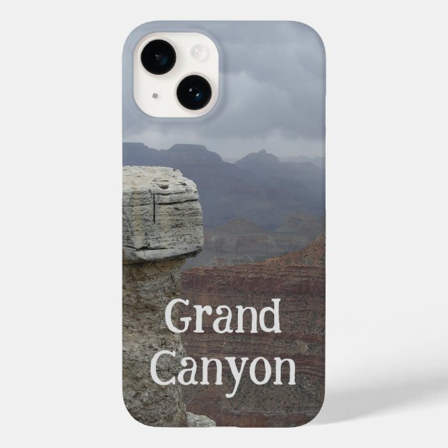 Stormy Grand Canyon National Park iPhone 14 Case (Back)