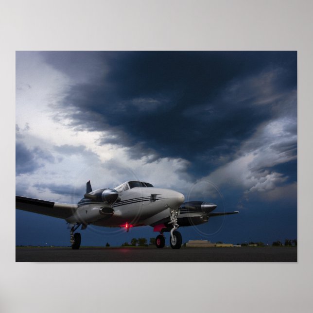 Stormy King Air Poster (Front)
