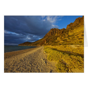 Stormy light on Isla Carmen in the Gulf of