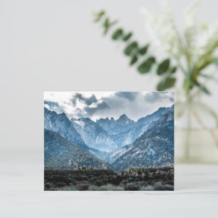 Stormy Mt. Whitney From Alabama Hills Postcard