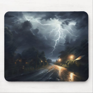 Stormy Night Mouse Pad