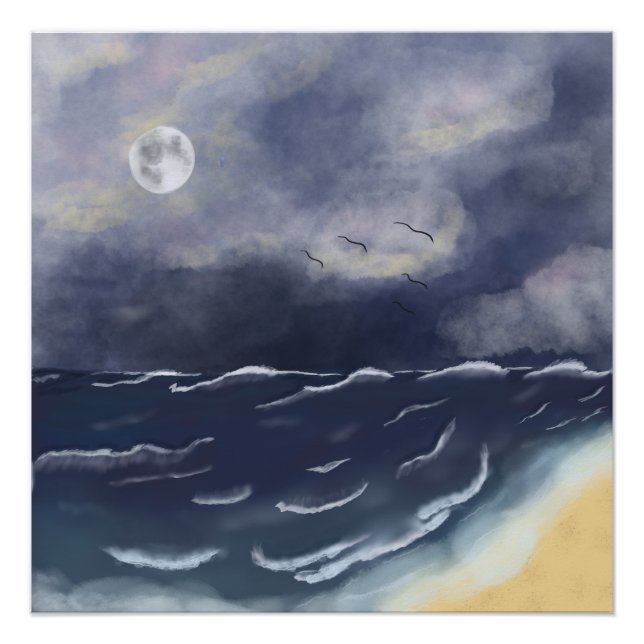 Stormy night  poster (Front)