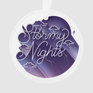 Stormy Nights Acrylic Ornament