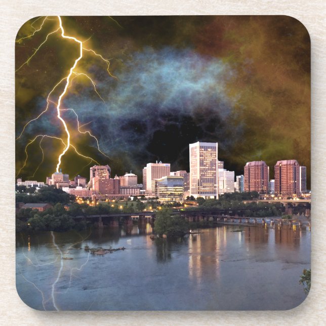 Stormy Richmond Skyline Coaster (Front)