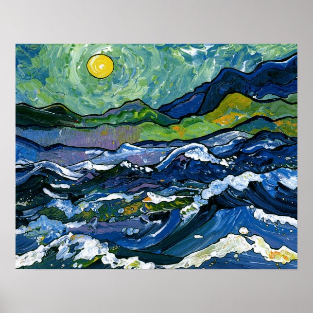 Stormy Sea Poster (Front)