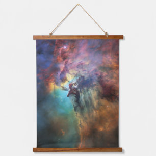 Stormy Seas of Lagoon Nebula in Sagittarius Hanging Tapestry