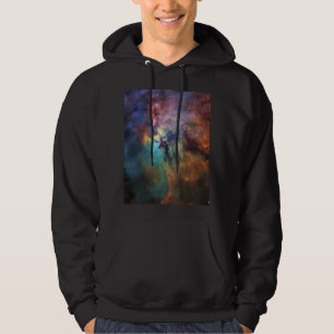 Stormy Seas of Lagoon Nebula in Sagittarius Hoodie