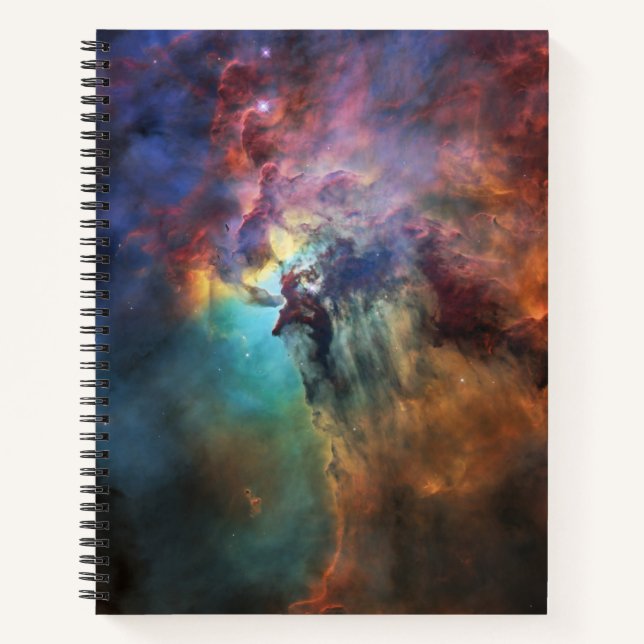 Stormy Seas of Lagoon Nebula in Sagittarius Notebook (Front)
