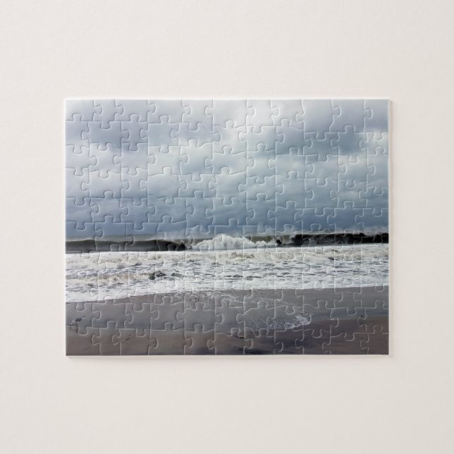 Stormy Seas of the Atlantic Ocean Jigsaw Puzzle (Horizontal)
