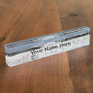 Stormy Seas of the Atlantic Ocean Nameplate
