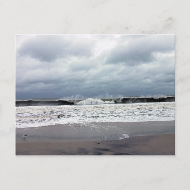Stormy Seas of the Atlantic Ocean Postcard (Front)
