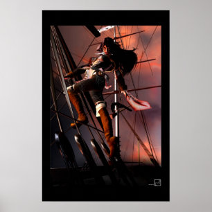 Stormy Seas Poster