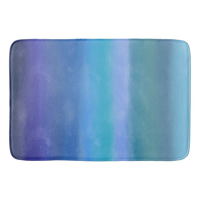 Stormy Skies Abstract Art  Bath Mat (Front)