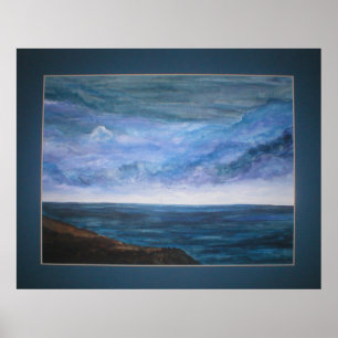 Stormy Skies on canvas Poster