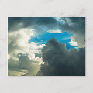 Stormy skies postcard