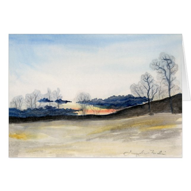 Stormy Sky Card (Front Horizontal)