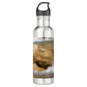 Stormy stream in spring 710 ml water bottle