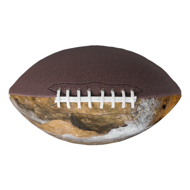 Stormy stream in spring football (Front)