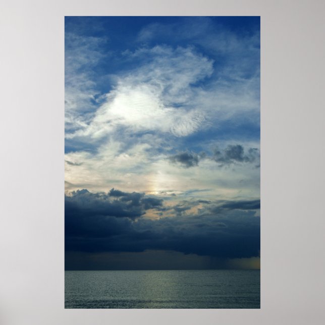 Stormy Sunset Poster (Front)