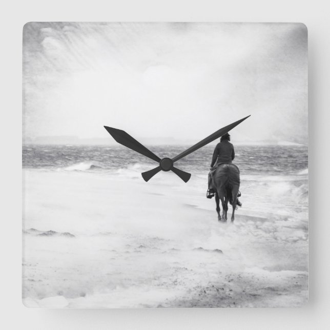 Stormy Times - Square Wall Clock (Front)