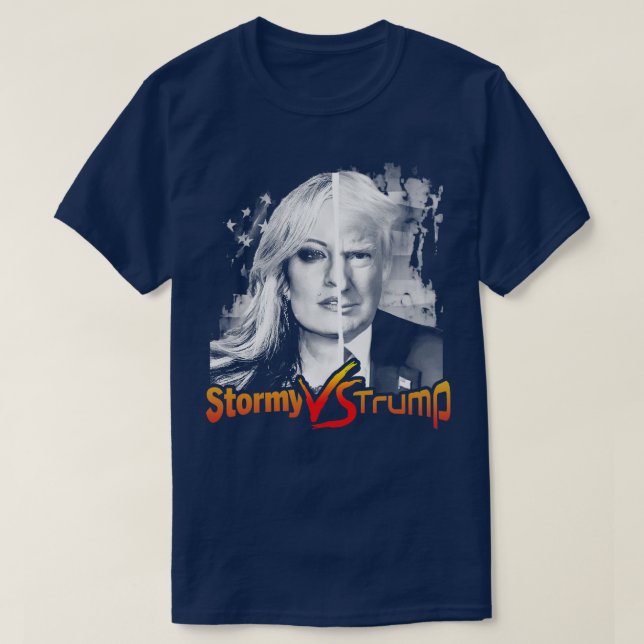 Stormy vs Trump T-Shirt (Design Front)