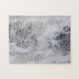 Stormy Wave Crashing Jigsaw Puzzle