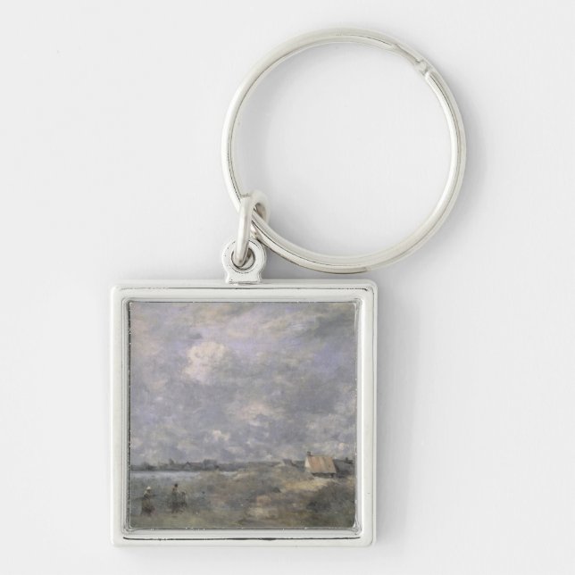 Stormy Weather, Pas de Calais, c.1870 Keychain (Front)