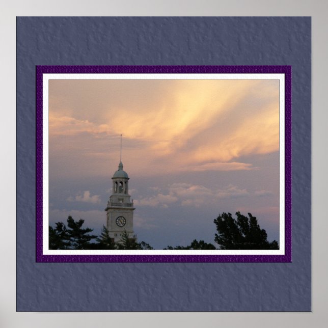 Stormy Weather Poster with Faux Matting (Front)