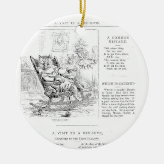 Story Book Bees Ornament