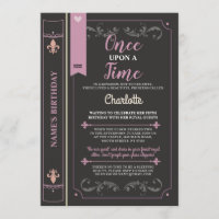 Story Book Cover Fairytale Princess Birthday Party